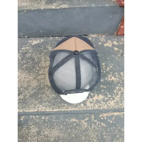 Patagonia Stand Up Blue/White Wave Surf Trucker Hat Snapback - Picture 4 of 7